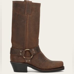 Frye Harness 12R Moto Boots Women’s Size 7.5 B (Standard Width) Distressed Brown